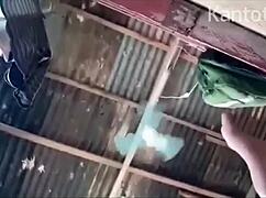 Father secretly fucks mother while husband works