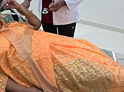 Doctor having fun with lady