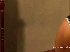 madame is relaxing and watching two tied up friends together