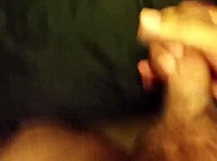 He Jerks Off Using His Wife's Panties in a Casual Moment.