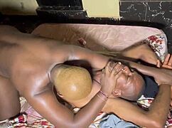 Hardcore cowgirl riding in bedroom.