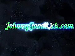 Johnnygoodluck Redhead In Stockings April Snow 3way Smashed!