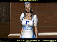 lets play nelana ending 3 threesome with blonde redhead hairy pussy action