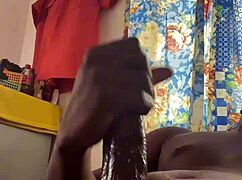 right after class, the horny bbc student jerks off. dreaming of fucking his teacher