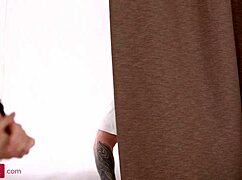 roxy muray skinny cute dives into dp threesome action