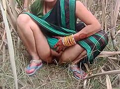 i piss outdoor in village