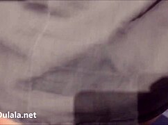 Exhibiting in restaurant bathroom with server