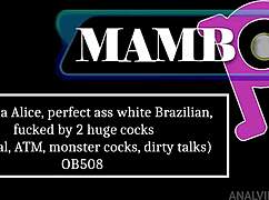 laurinha alice perfect ass dp anal by two huge monster cocks?