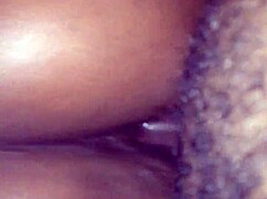 Stroking wet pussy bent over doggystyle