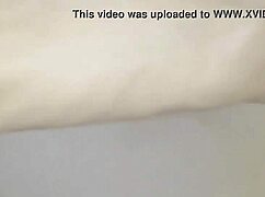 melayu girl bends over for doggy creampie