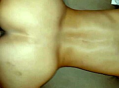 melayu girl bends over for doggy creampie