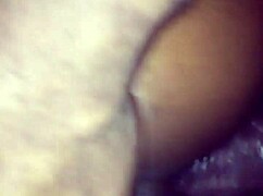 Stroking wet pussy bent over doggystyle