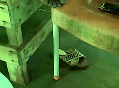 i'm a slim waist bitch flashing my puffy pussy at the public beach