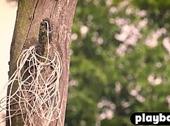 stunning blonde chick with nice small 18+ tits zazie passion posed outdoor