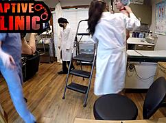 NOVA MAVERICK GETS NAKED IN BONDAGE CLINIC BEHIND THE SCENES