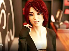 Blonde teen with big tits in AOA Academy 49