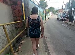 Madrastra Puta Latina Shows Giant Cameltoe in Shorts with Hijastro and Marked Vagina!