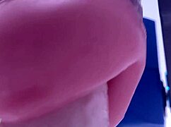 Rubjoy Demonstrates Fleshlights on Stunt Model with Vibrating Tongue