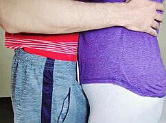 wow, this gorgeous indian muslim bbw wife with big ass takes rough anal in doggystyle