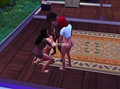 Compilado Trisal Quarteto Anal Hentai