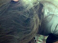 Canadian blonde Eden Ivy gets mouth fucked with sloppy deepthroat POV cumshot