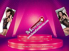 Pink kitten chained and fucked in bondage