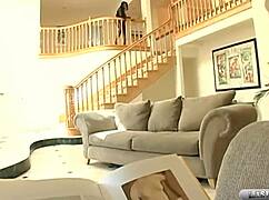 Lex steel stretches tight pussy with big black cock in doggystyle and cowgirl