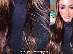 Beautiful natalia horny milf model in clothed stream