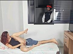 Motoboy Spies On Couple Having Sex Through Open Window