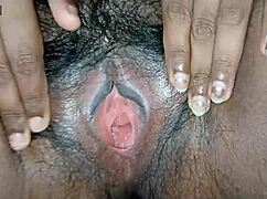 beautiful indian woman with natural curves enjoys sensual exploration