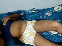 beautiful indian woman with natural curves enjoys sensual exploration