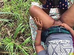 The doctor and science student got caught fucking in the bush.