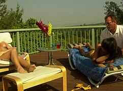 small tits lesbian craves her friend during massage