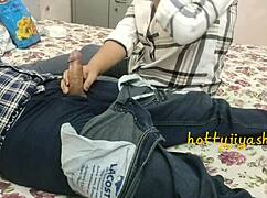 Young Slutty Step Sister Sucks Cock in Front of Friends