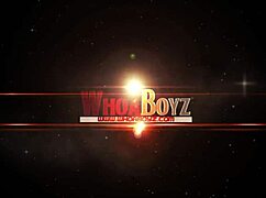 Bootylicious ebony babe contrasts her curves with intense blowjob pleasure