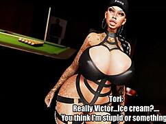 Toricaprice boob patrol promo... big tits and ass in police game sex