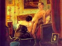 Vintage erotic art from antique collections