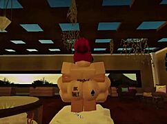 Slut gets fucked hard roblox with big cock and tits