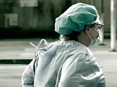 dominatrix mistress april - ebony female slave rose part 4