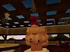Slut gets fucked hard roblox with big cock and tits