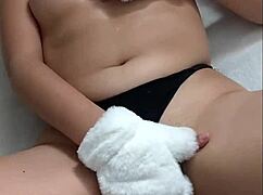 Beautiful 18-Year-Old Mexican Girl Touches Herself and Plays with Fingers