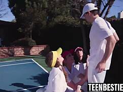 Big Tits Besties Foursome Pov Hardcore Fucking After Pussy Licking Sixtynine Jizz Eating