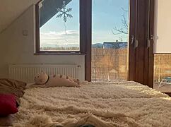 Intense homemade blowjob and sex with pretty blonde girl