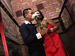 Fingering, Licking, and Fucking Slutty Brunette Milf in Red High Heels