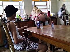 Tiffany Montavani Teaches Virgin How To Be Dominant In Intense Scene