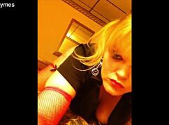 Jenna Jaymes plays to the camera in shorts