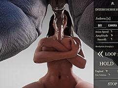 wild life - black big ass big tit milf jadeen gets pussy destroyed and fucked by rhinoman