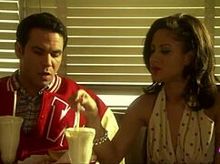 Brunette And Blonde Girlfriends Start Kissing On The Bed And It Leads To Lesbian Sex!