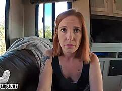 Crazy Christian stepmom jerks stepson for Jesus - Jane Cane shiny cock films