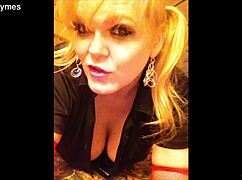 Jenna Jaymes plays to the camera in shorts